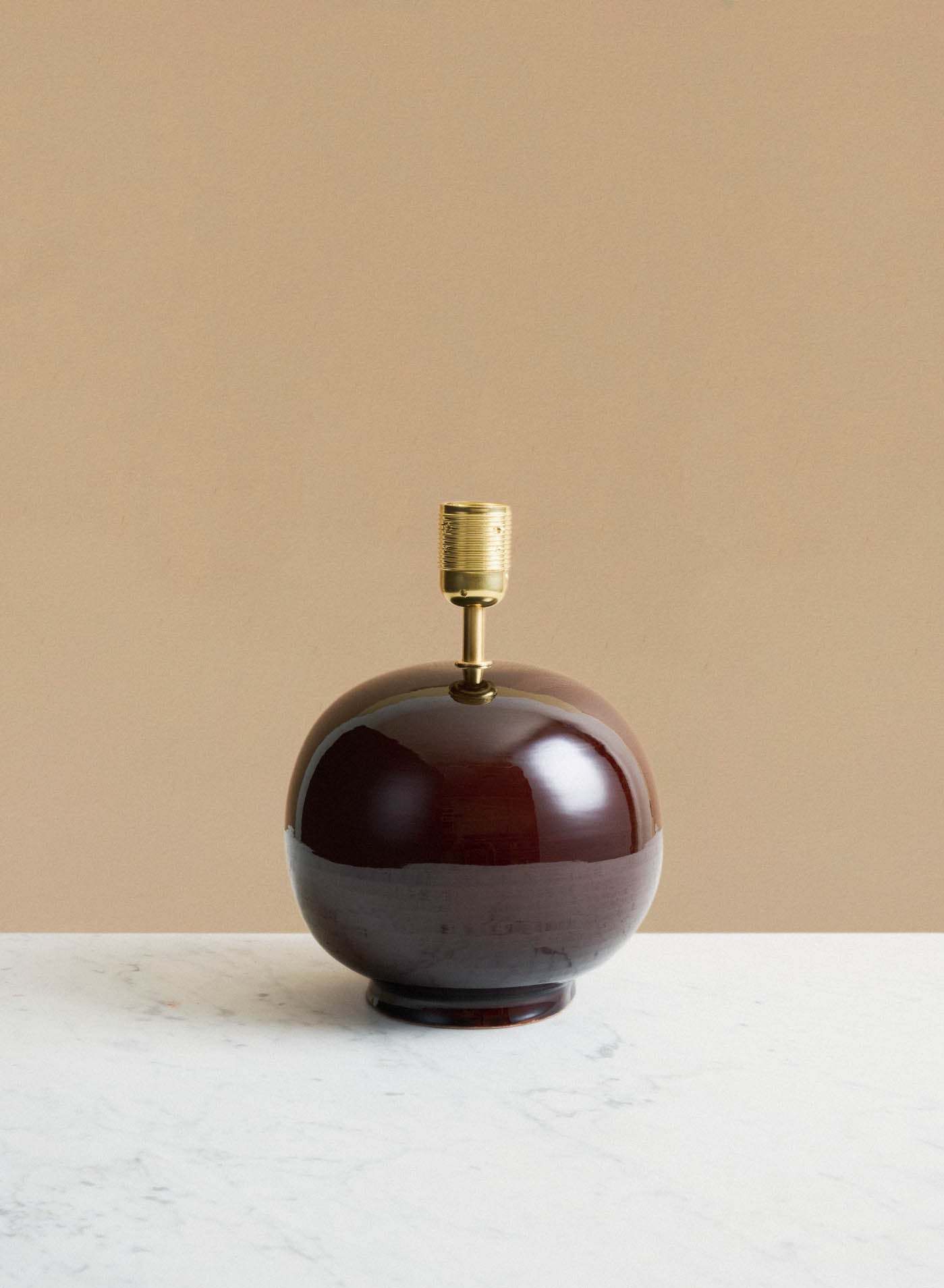 Lampfot Tondo Redbrown