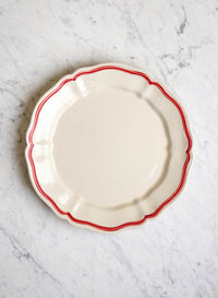 Serveringsfat Tondo Baccellato Rigio Rosso