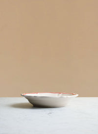 Djup Tallrik Baccellato Rigio Rosso