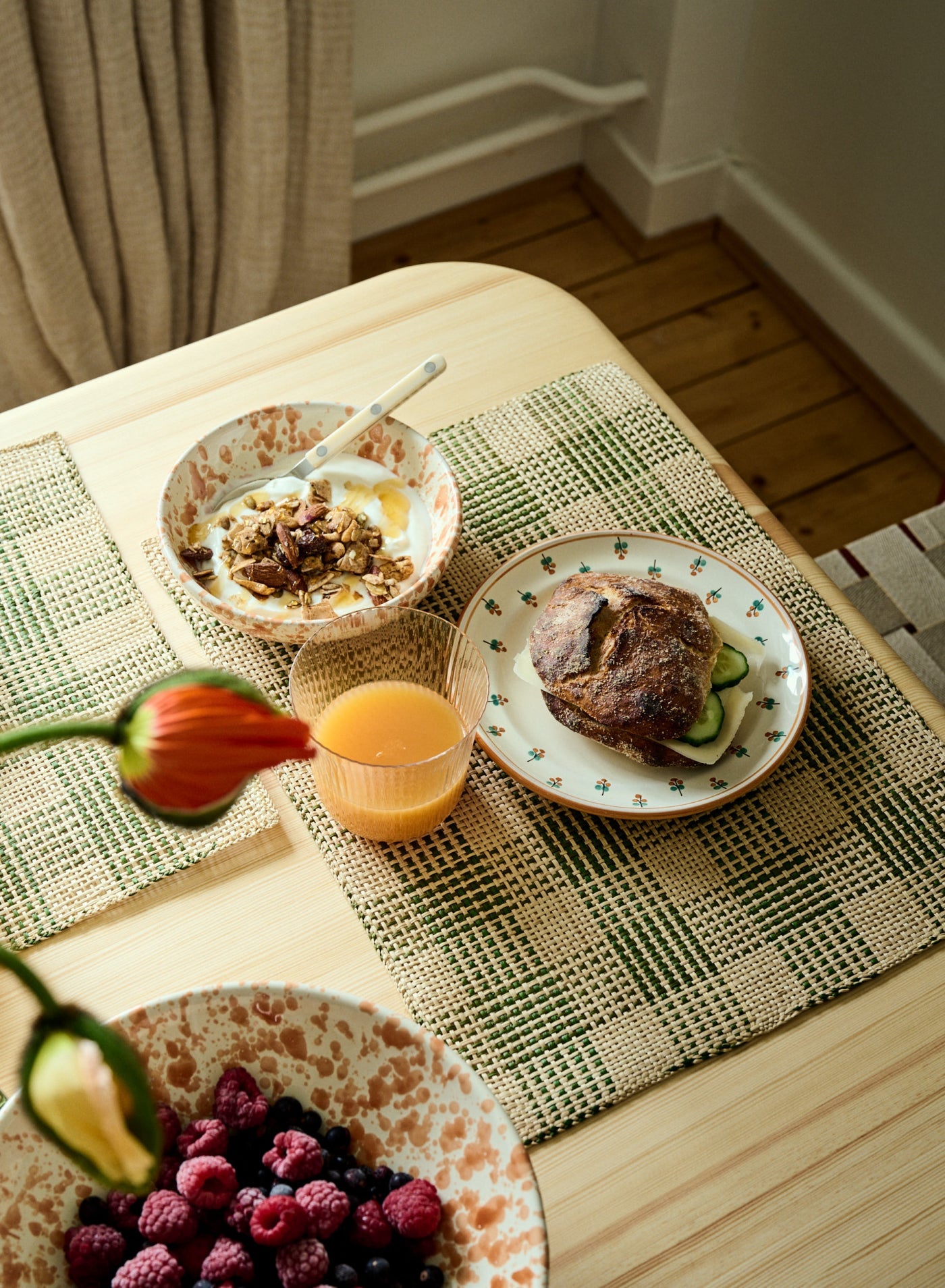 Frukostskål Spruzzi Arancio
