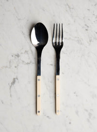 Salladsbestick Bistro Ivory