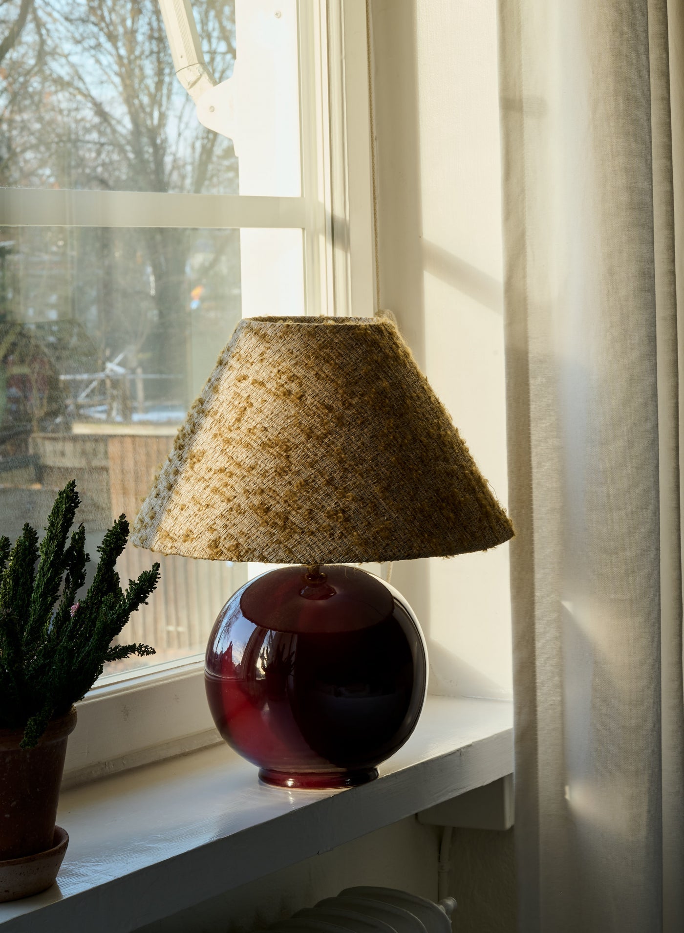 Lampskärm Cono Amber
