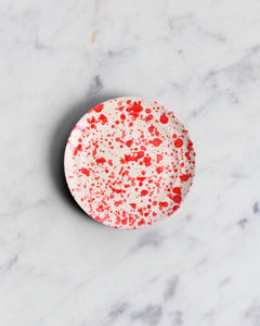 Plate Spruzzi Red