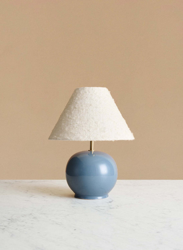 Bordslampa Tondo Piccolo Blu | White