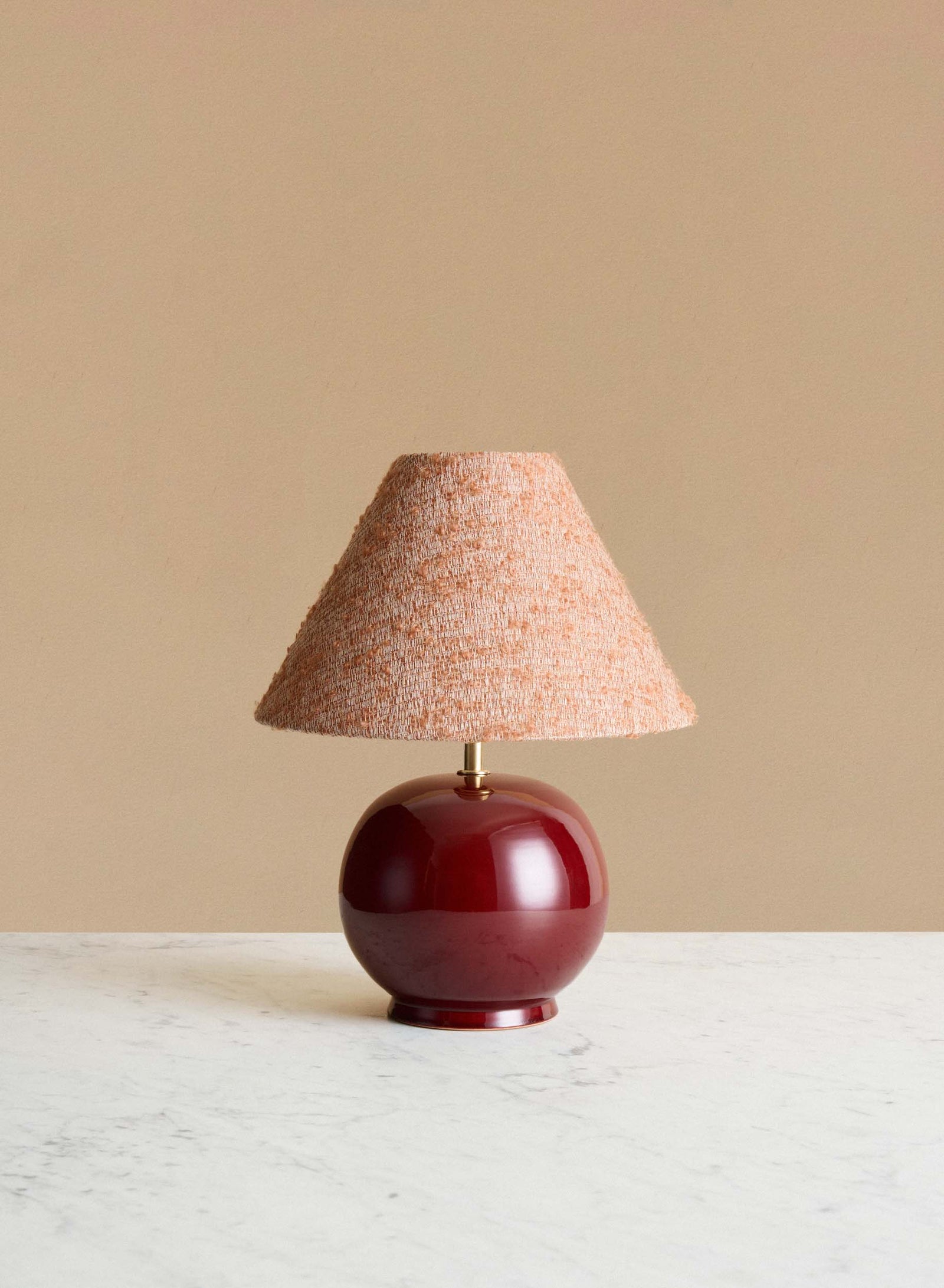 Bordslampa Tondo Piccolo Burgundy | Burnt Orange