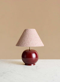 Bordslampa Tondo Piccolo Burgundy | Powder Pink