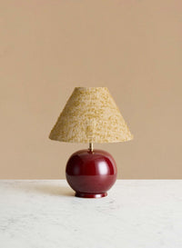 Bordslampa Tondo Piccolo Burgundy | Yellow