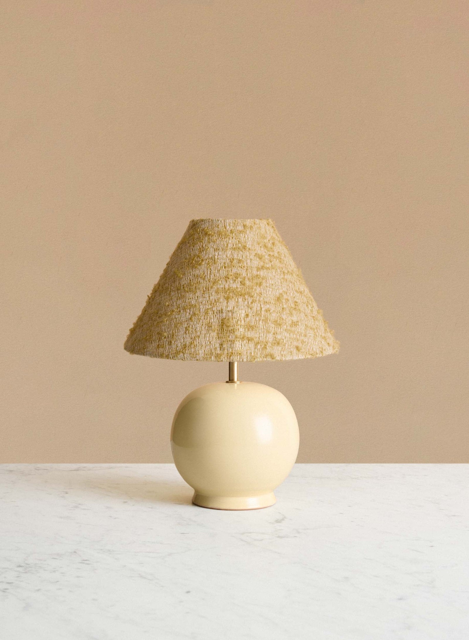 Bordslampa Tondo Piccolo Crema | Yellow
