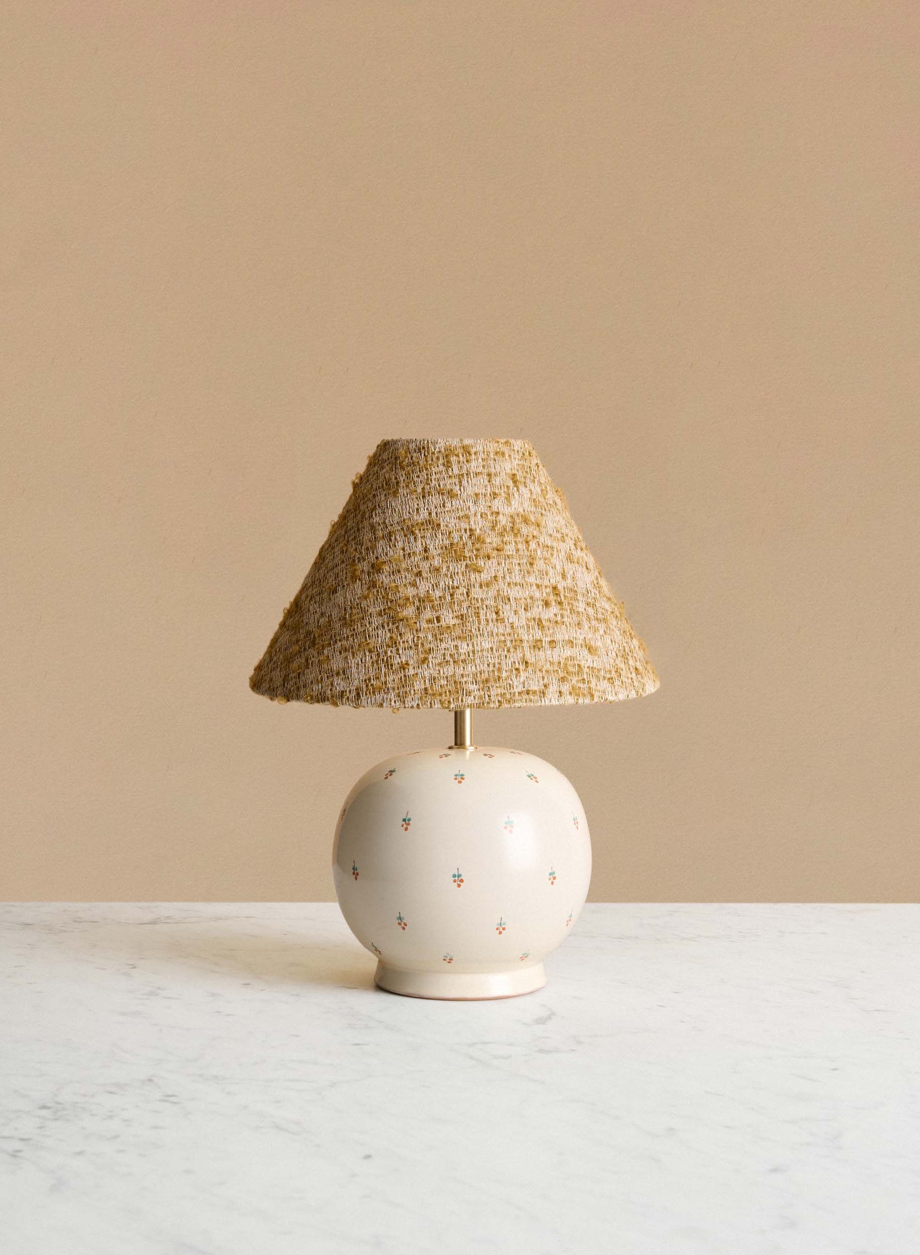 Bordslampa Tondo Piccolo Fiore | Amber
