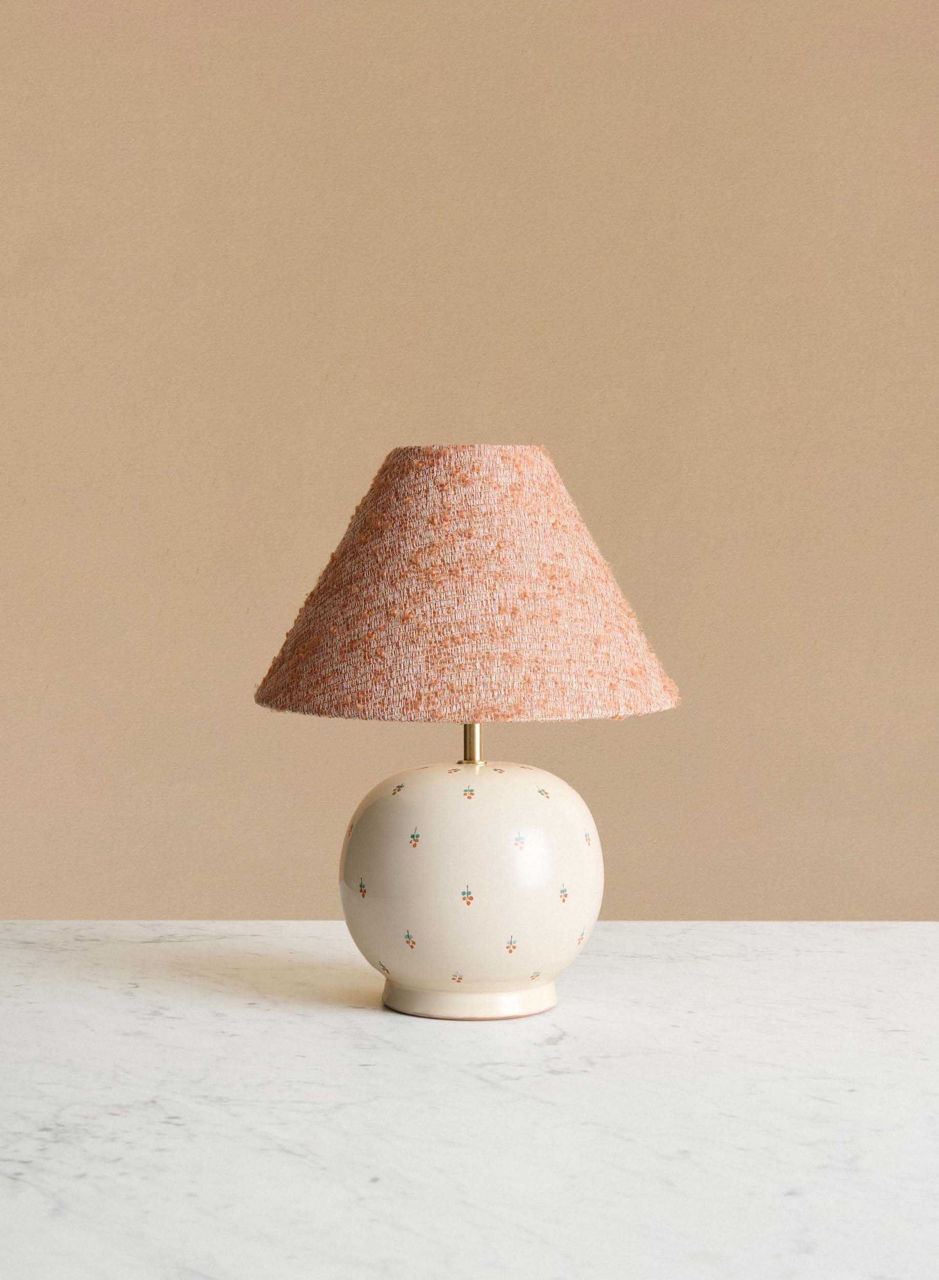 Bordslampa Tondo Piccolo Fiore | Burnt Orange