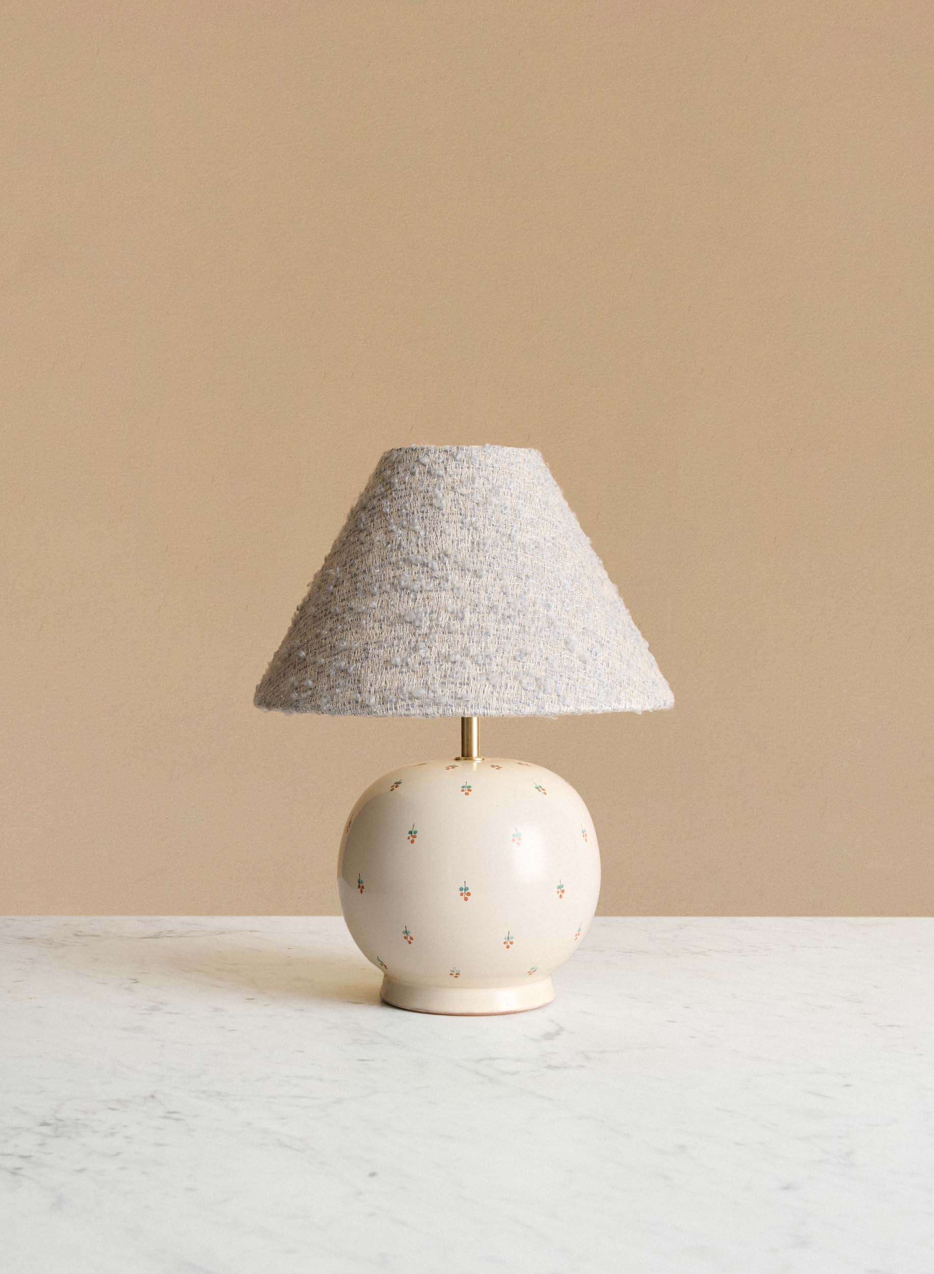 Bordslampa Tondo Piccolo Fiore | Pale Blue