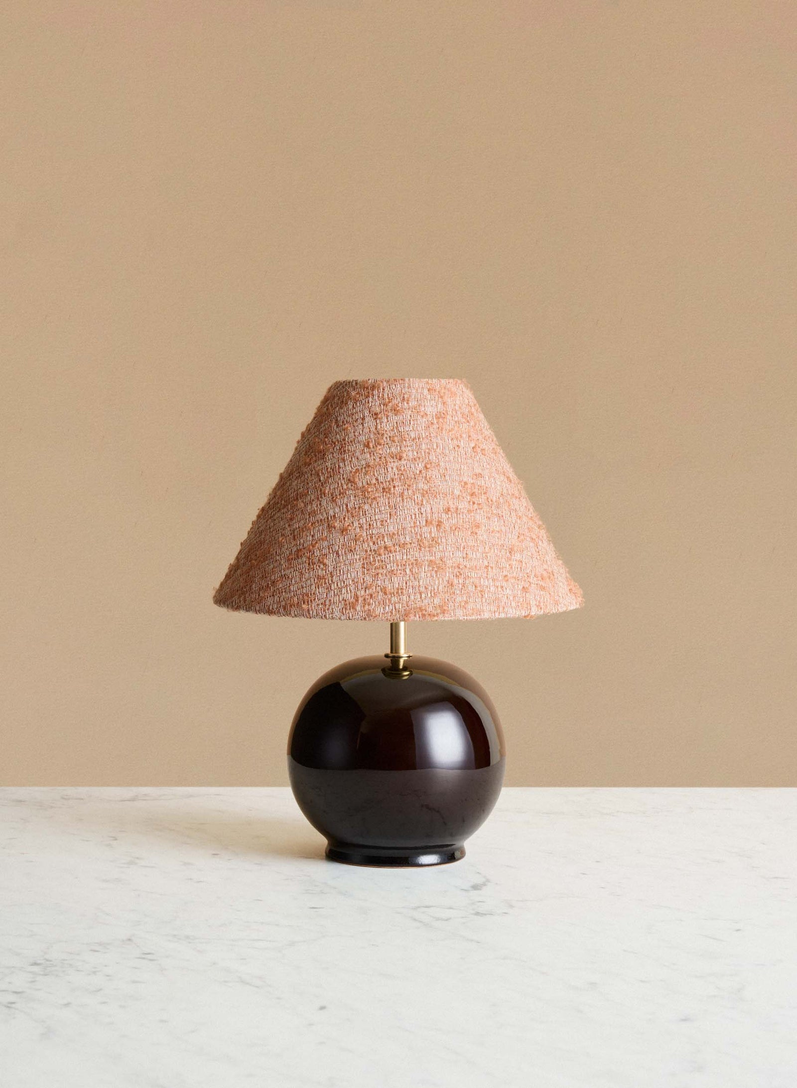 Bordslampa Tondo Piccolo Redbrown | Burnt Orange