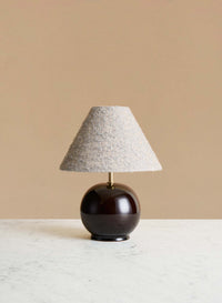 Bordslampa Tondo Piccolo Redbrown | Pale Blue