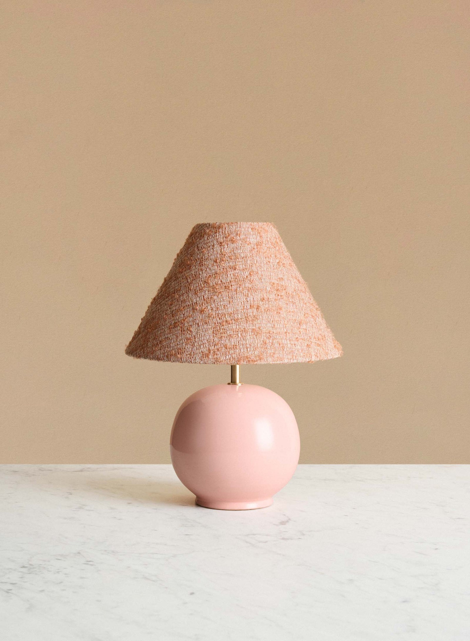 Bordslampa Tondo Piccolo Rosa | Burnt Orange
