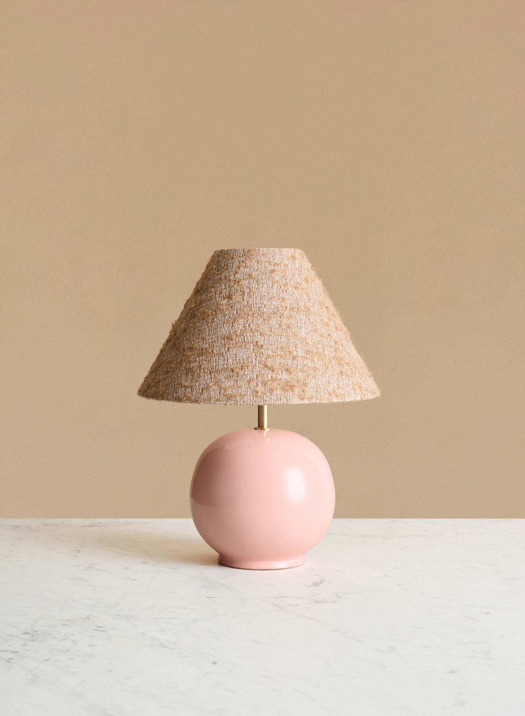 Bordslampa Tondo Piccolo Rosa | Caramel