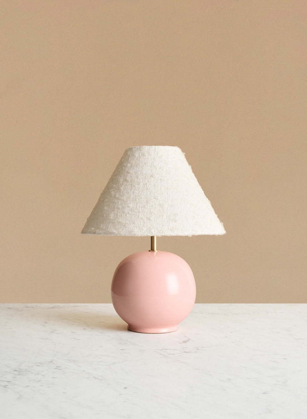 Bordslampa Tondo Piccolo Rosa | White