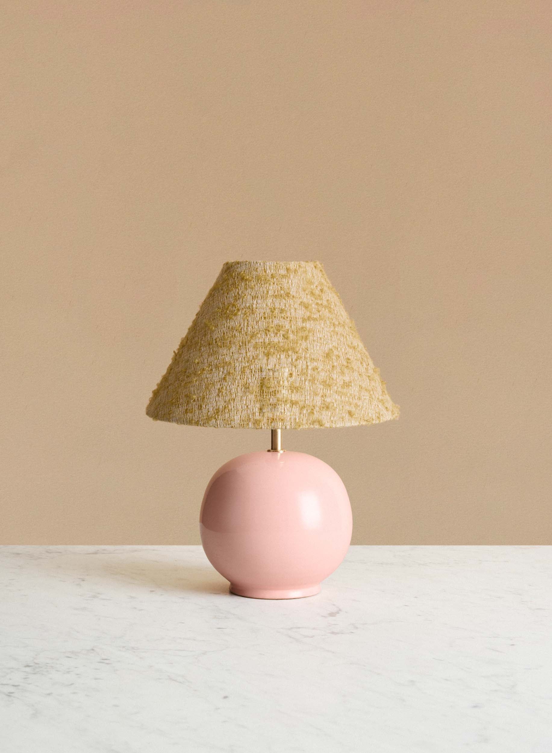 Bordslampa Tondo Piccolo Rosa | Yellow