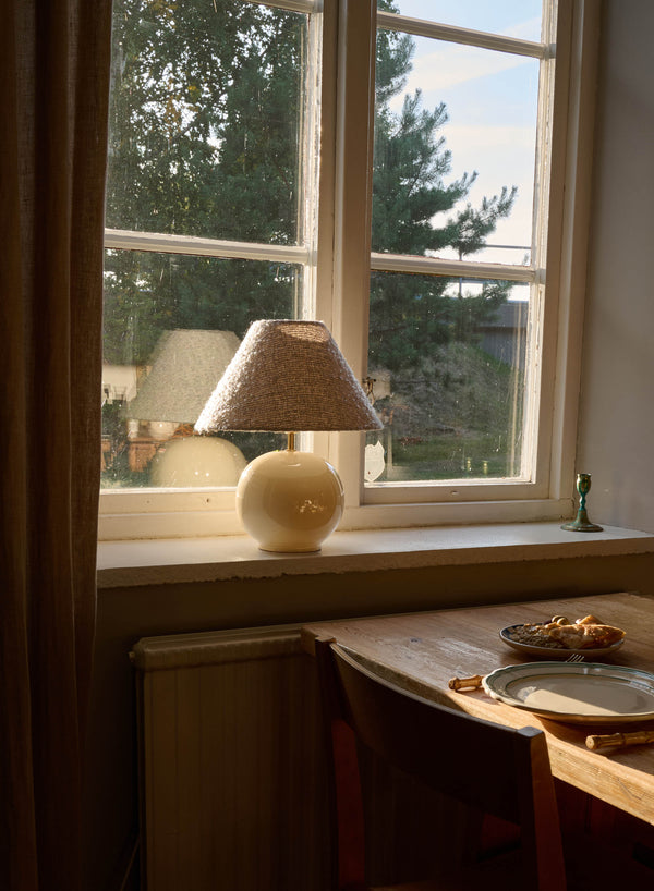 Lampfot Tondo Crema