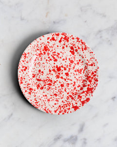Dinner Plate Spruzzi Red
