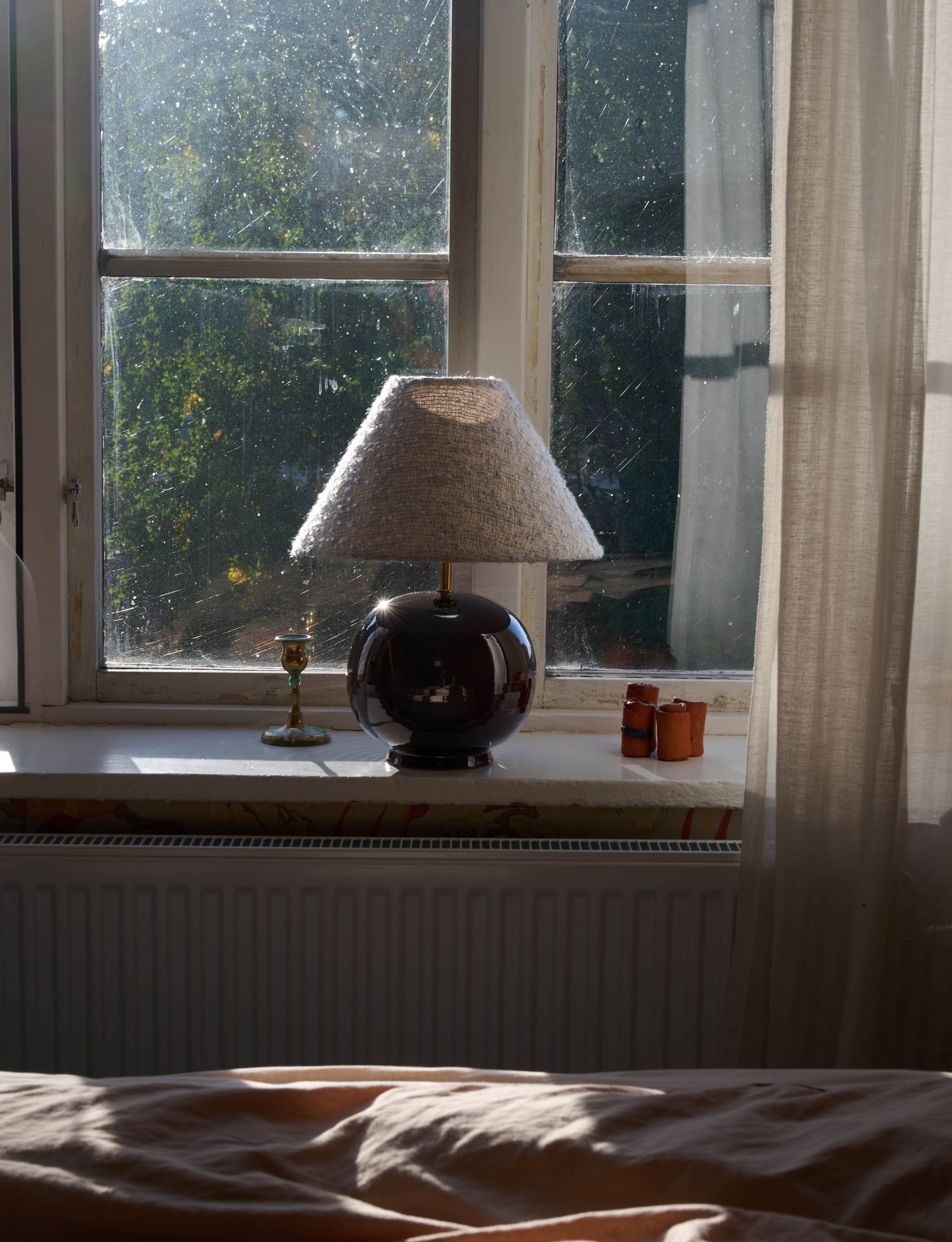 Lampfot Tondo Redbrown