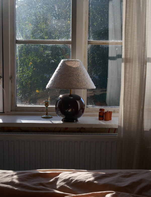 Lampfot Tondo Redbrown