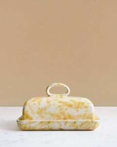 Butter Dish Spruzzi Ambra