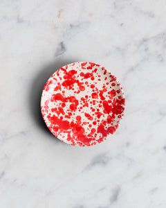 Small Plate Spruzzi Red