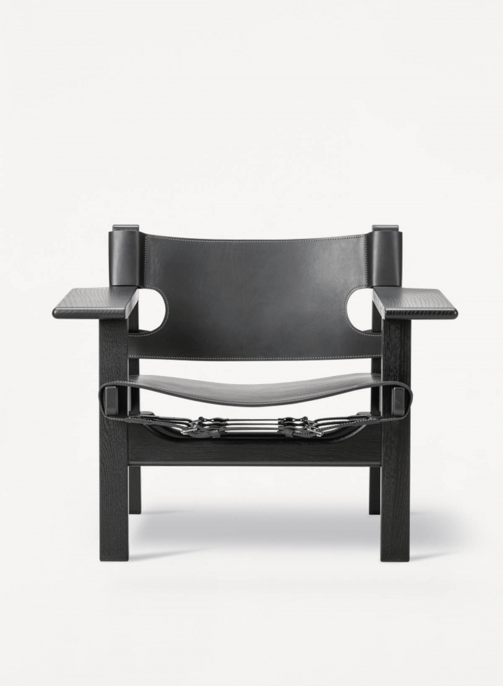 The Spanish Chair Black Lacquered Oak/Black