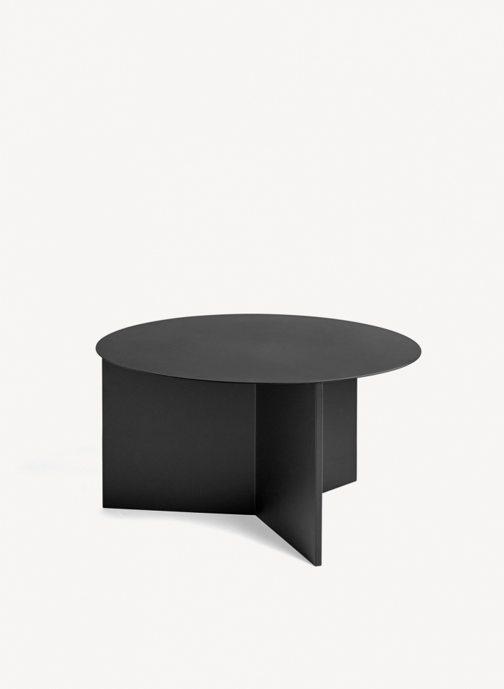 Slit Table Round XL Ø65 Black