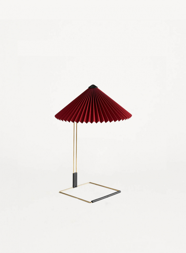 Matin Table Lamp Small Oxide Red