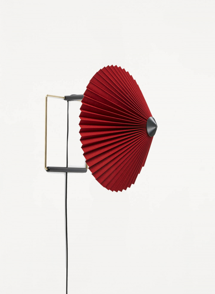 Matin Wall Lamp Small Oxide Red