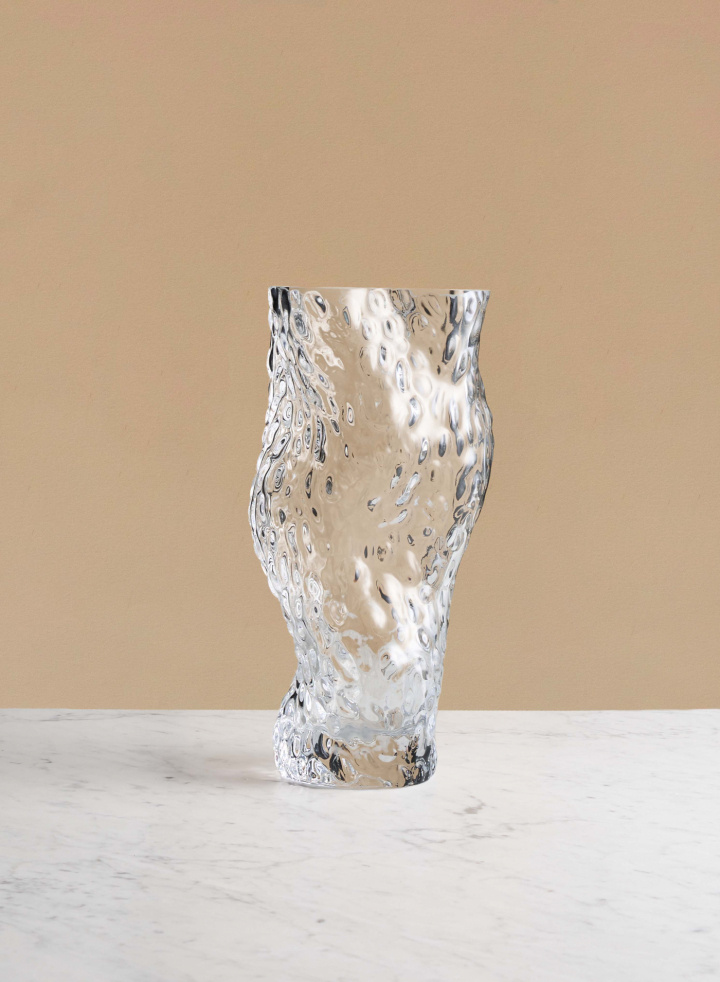 Ostrea Rock Vase Clear