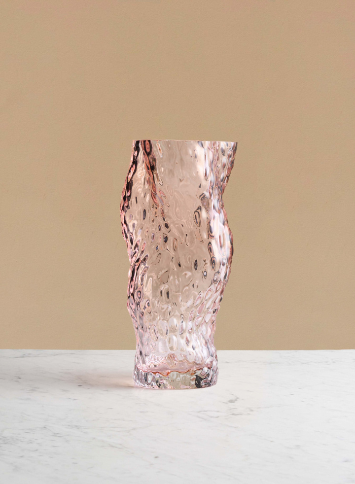 Ostrea Rock Vase Pale Pink