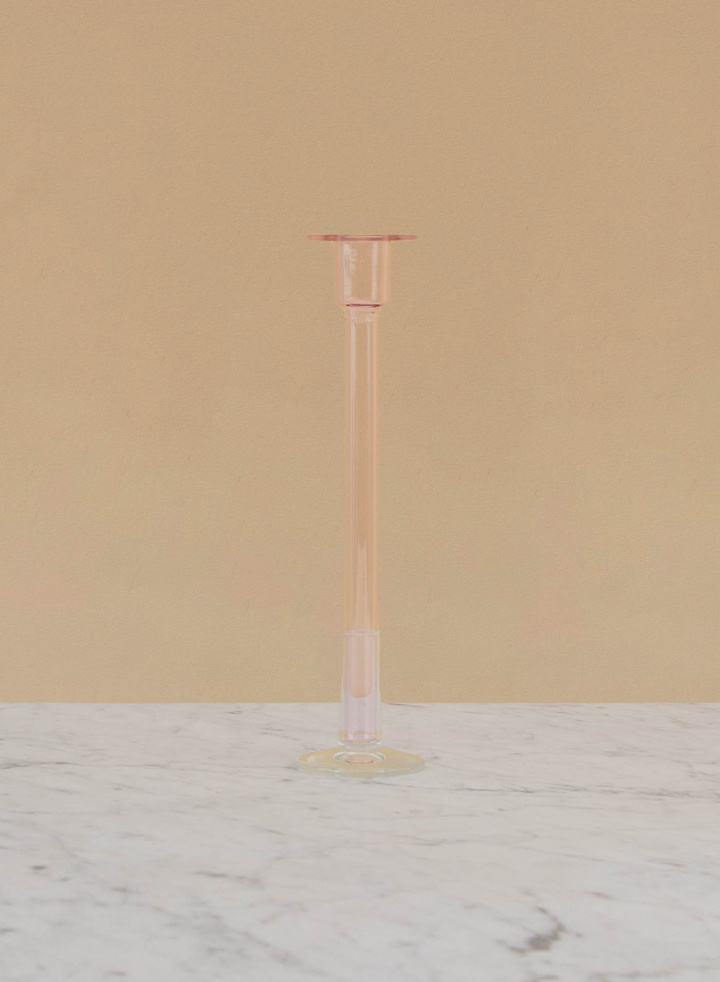 Helios Candleholder Tall Pink