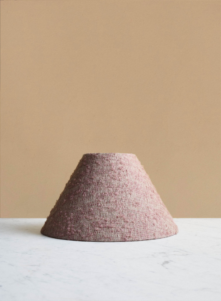 Lampskärm Cono Powder Pink