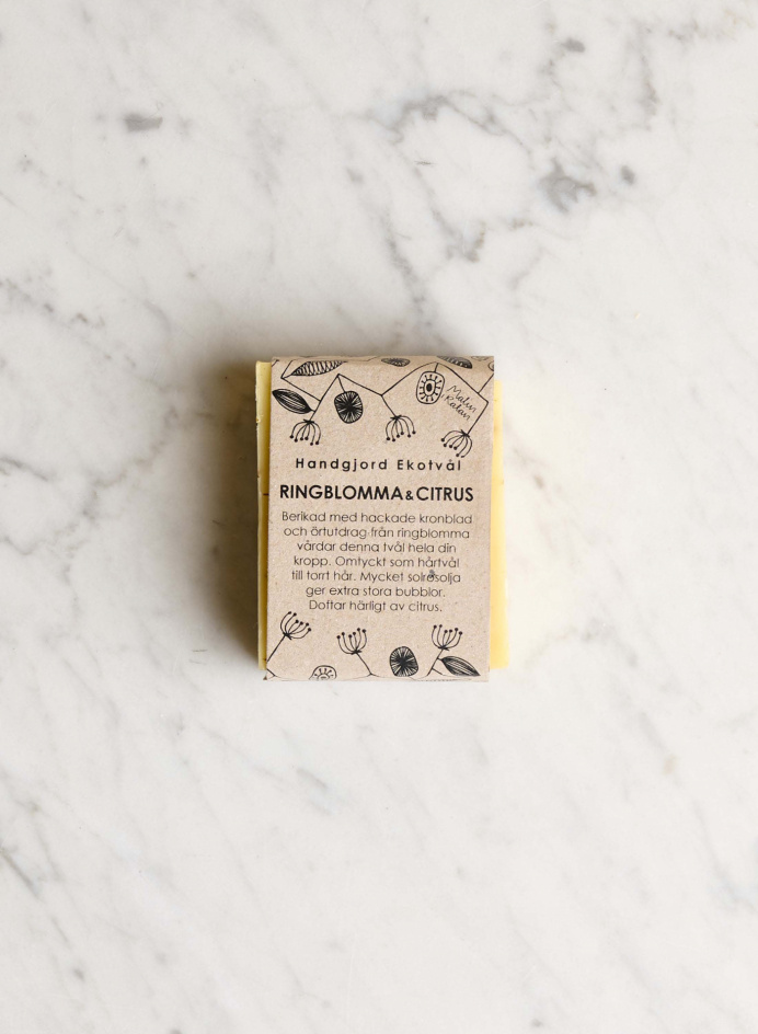Hårdtvål Ringblomma/Citrus i gruppen Detaljer / Hygien / Hårdtvål hos Tambur Store AB (AGO110RC)