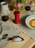 Salt & Pepparkvarn Bokträ Röd