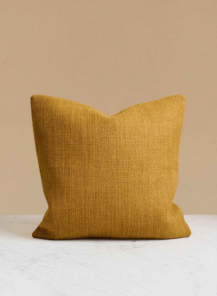 Prydnadskudde 50x50 Chalet Ockra i gruppen Detaljer / Textil / Prydnadskuddar hos Tambur Store AB (ASTCH586050X50)
