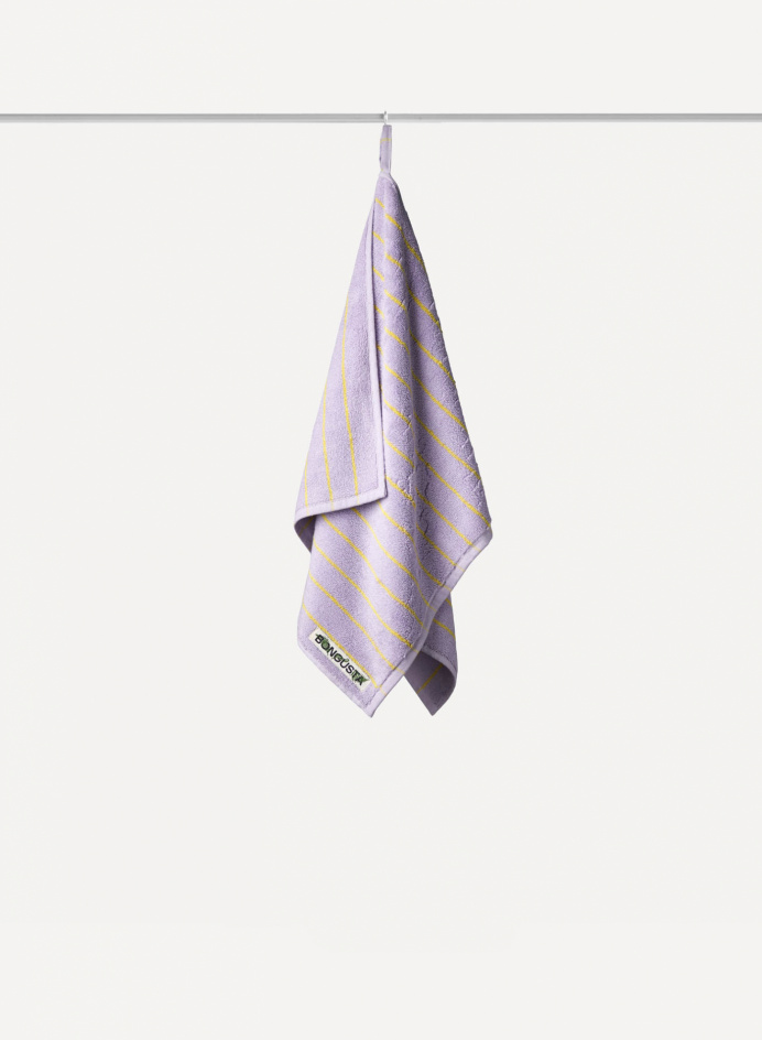 Guest Towel Lilac & Neon Yellow i gruppen Detaljer / Textil / Badrumstextilier hos Tambur Store AB (BONBON11001)