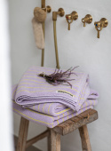 Guest Towel Lilac & Neon Yellow