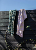 Bath Towel Lilac & Neon Yellow