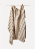 Bath Towel Creme & Ink Stripe