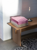 Bath Towel Creme & Ink Stripe