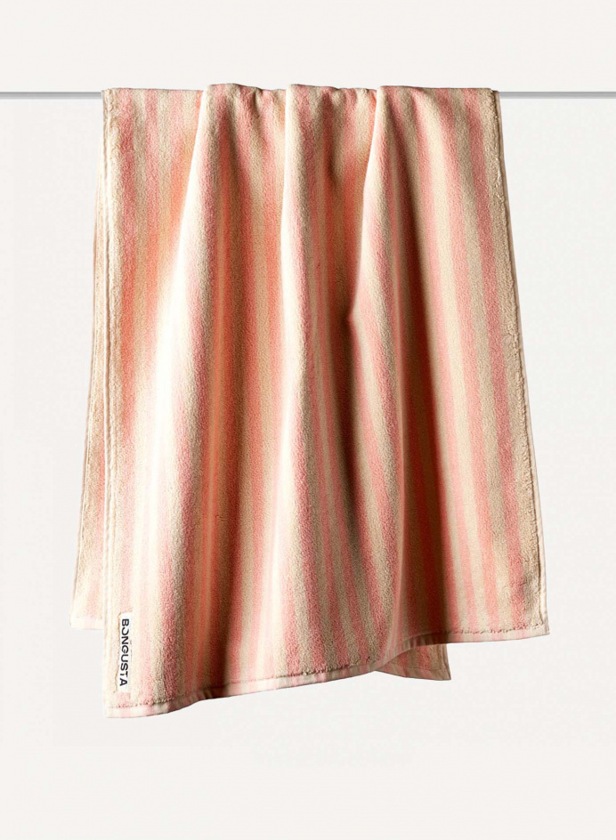 Bath Towel Tropical & Creme i gruppen Detaljer / Textil / Badrumstextilier hos Tambur Store AB (BONBON12008)