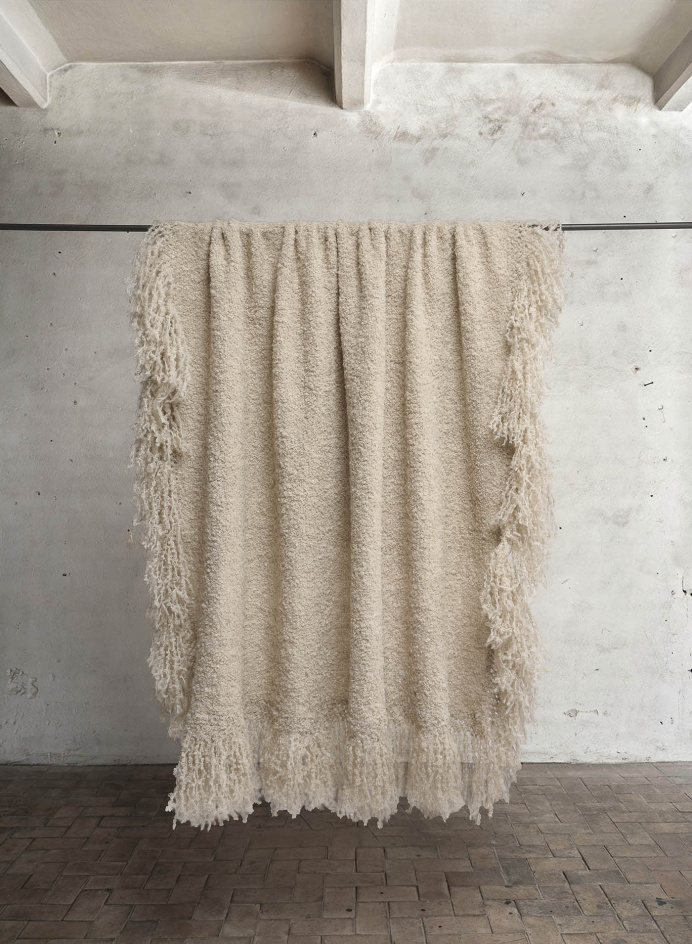 Ullpläd Beige i gruppen Detaljer / Textil / Plädar hos Tambur Store AB (CAPBET140x180)
