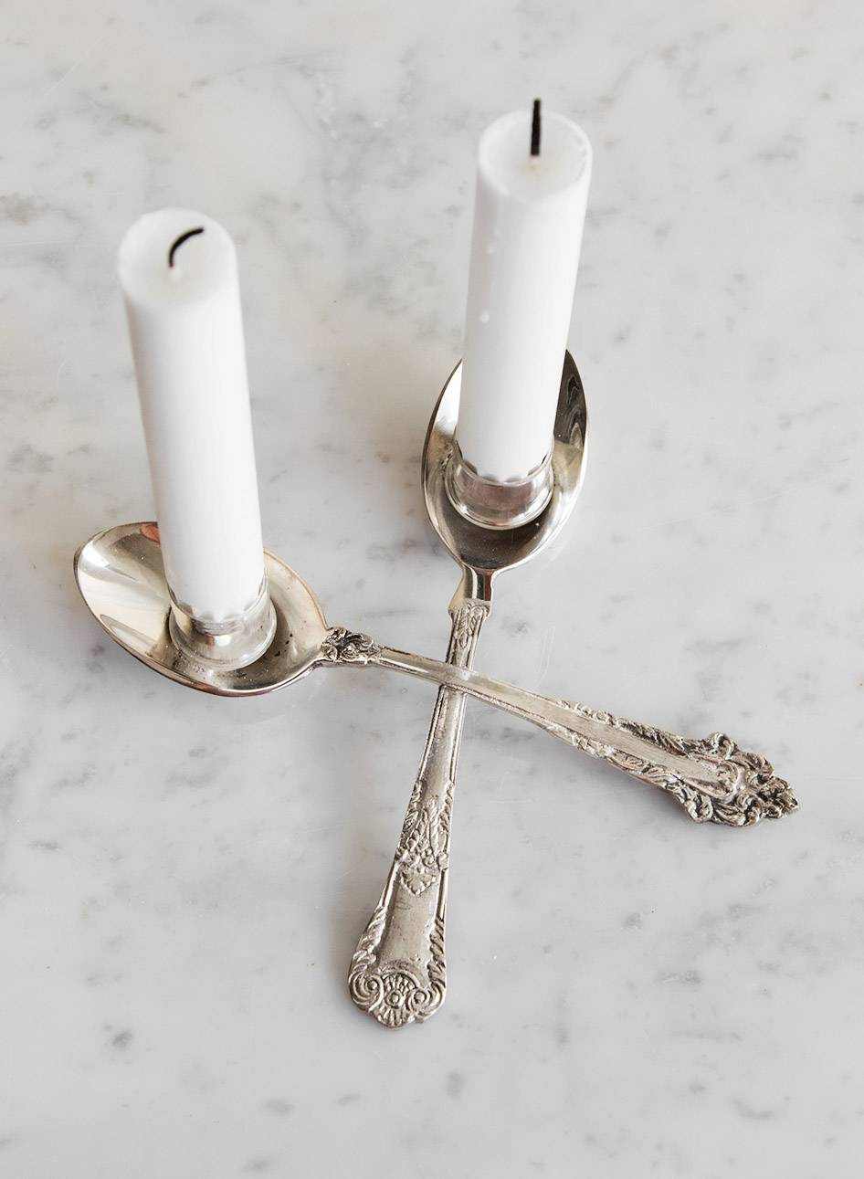 Spoons Candle Holder