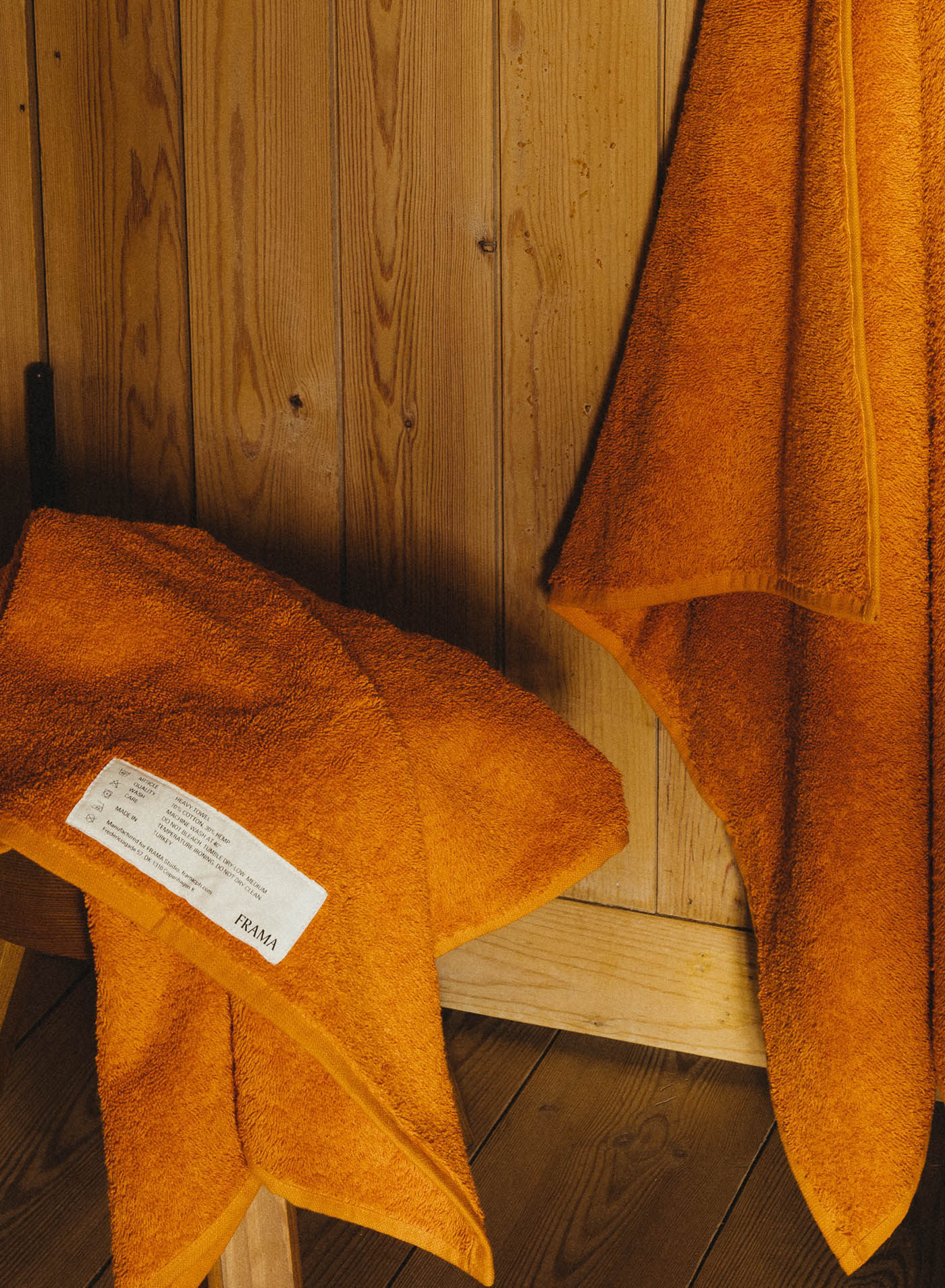 Heavy Bath Towel Burnt Orange