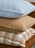 Linnekudde Caramel Checks