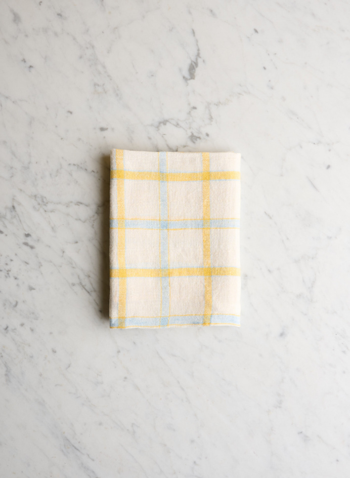 Kökshandduk Yellow / Blue Checks i gruppen Kök / Dukning / Kökstextilier hos Tambur Store AB (LNGEPDT40186)
