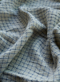 Kökshandduk Flax / Blue Checks